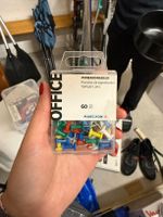 60er Set farbige Pinnwandnadeln, neu, für Büro/Schule