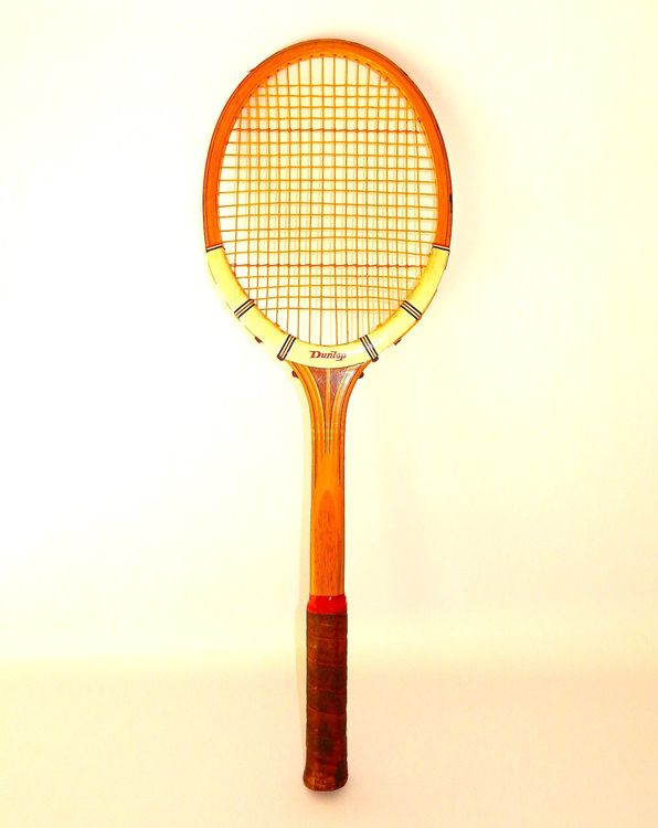 Vintage Holz - Tennis Racket « Dunlop - Maxply » 1960ziger. (Neu ...