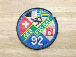 Badge Geb Füs Bat 92 blau