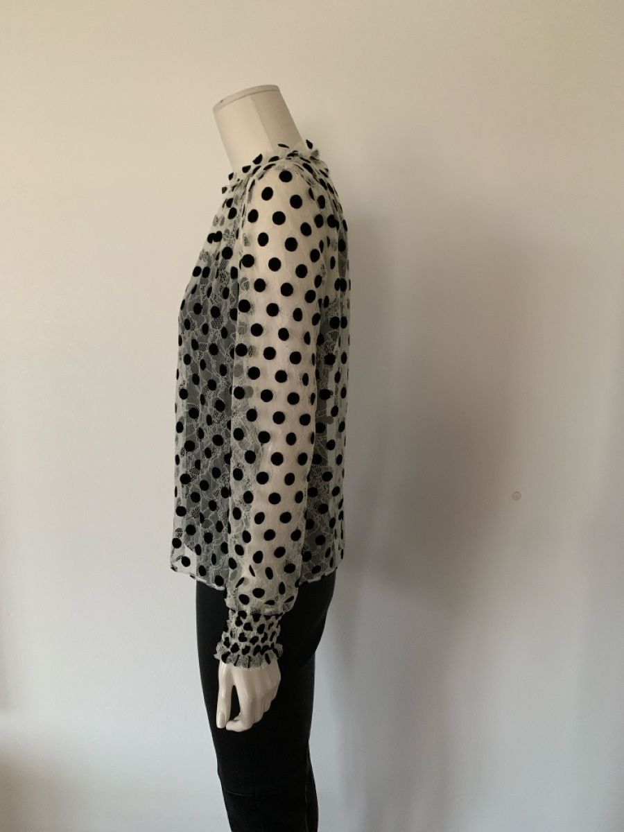 Akris Blusen: AKRIS: Exklusive transparente Bluse mit Spitzen, 36 – Neu (gemäss Beschreibung) aus Luzern von designluzern 4
