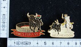 PIN Stierkämpfer Nimes Feria 93 Set mit 2 Stück #1042
