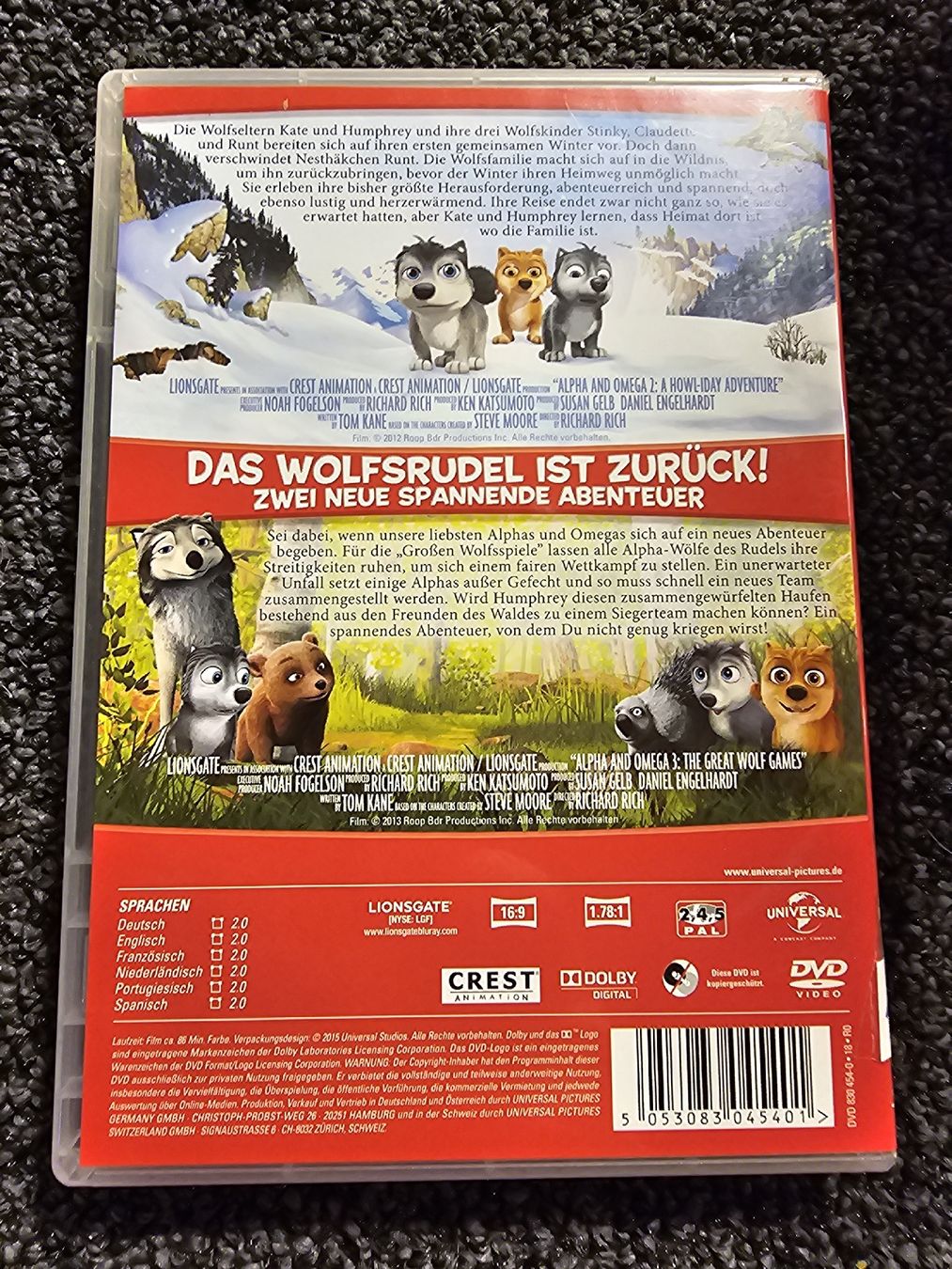 Tutti i DVDs: Alpha und Omega (19202) – Usato da Ruswil venduto da jan_bxl5 1