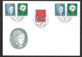 FDC Pro Juventute Serie 1963 J200-J202 ET Bern 30.11.1963