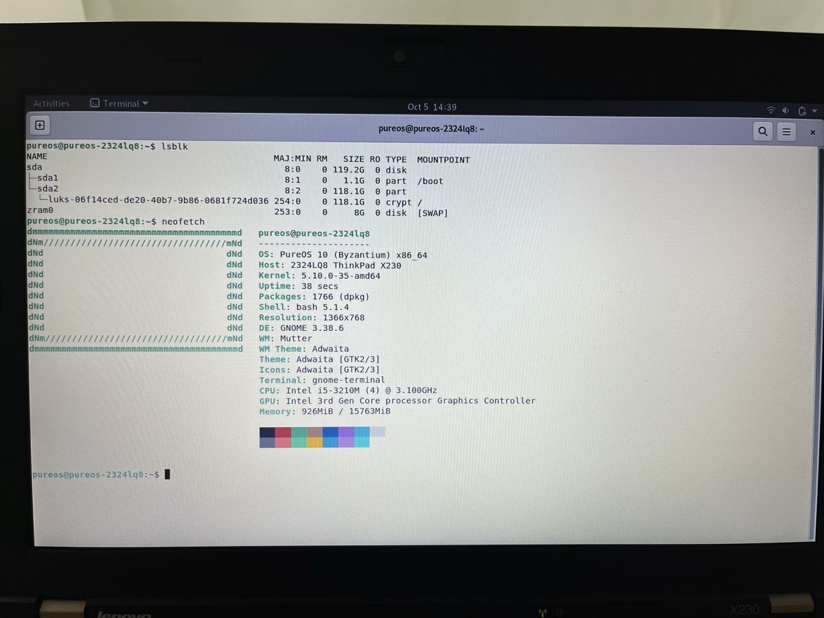 Lenovo Notebook: Libreboot X230, 12.5" 1366x768, 16GB RAM – Usato da Esslingen venduto da kra_7lvr 1