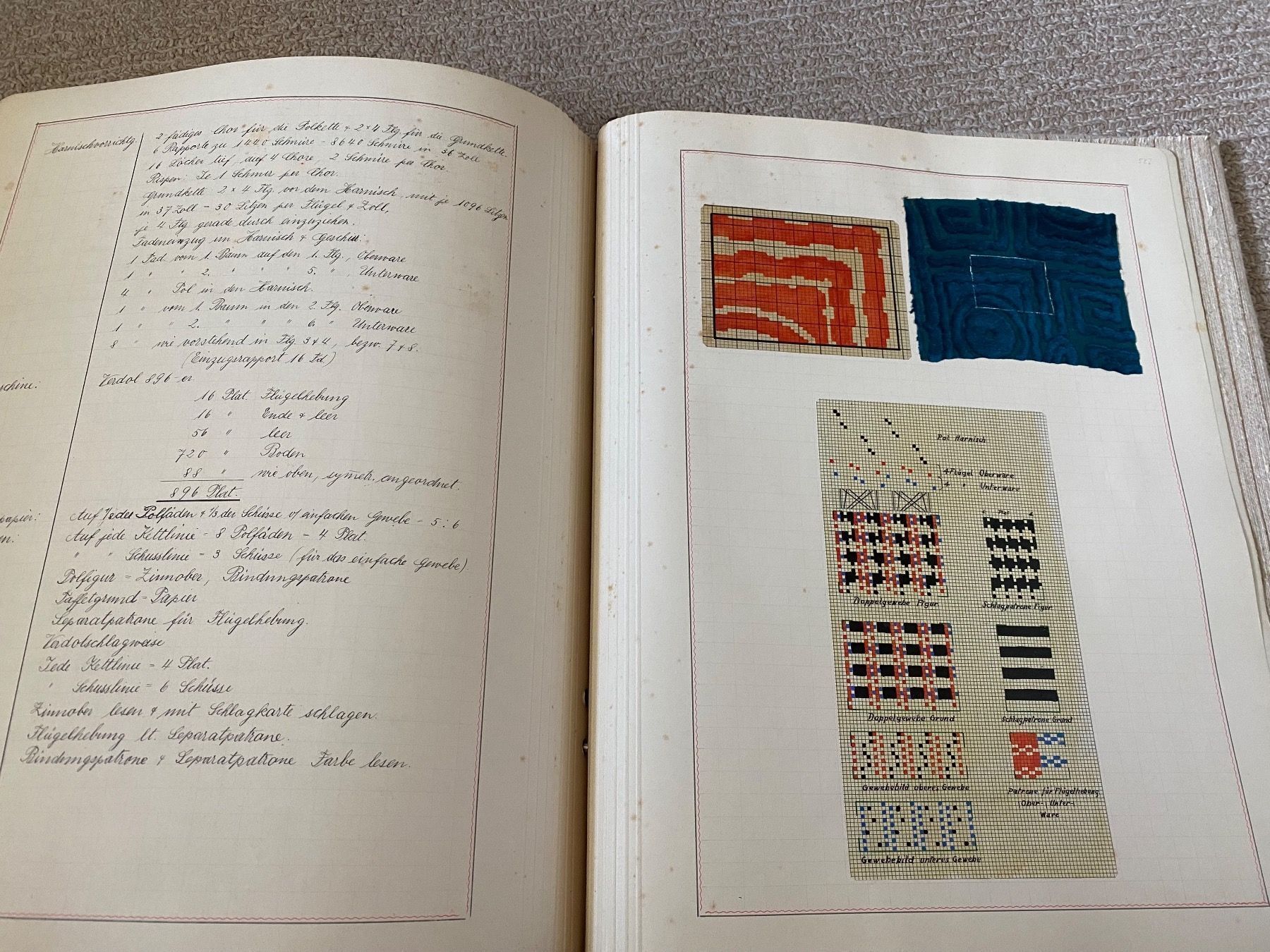 Libri: Handgeschriebenes Lehrbuch der Seidenwebschule 1926 – Usato da Zürich venduto da 2013tg 7