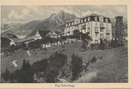 Rigi Scheidegg SZ Hotel Aussichtsturm Synnberg 1770 ca. 1920
