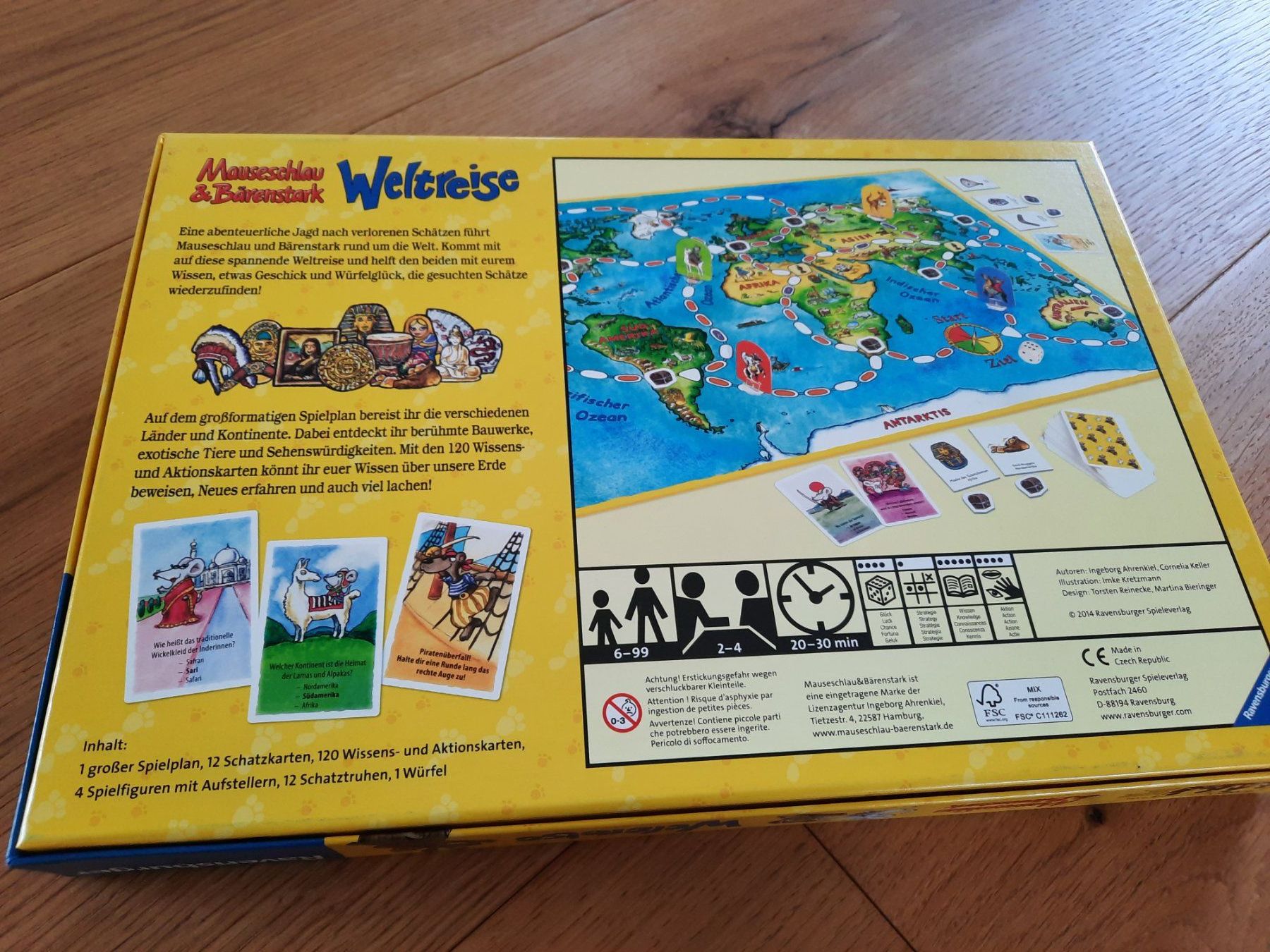 Ravensburger Spiele: Ravensburger - Mauseschlau & Bärenstark - Weltreise – Gebraucht aus Altnau von willpower71 1
