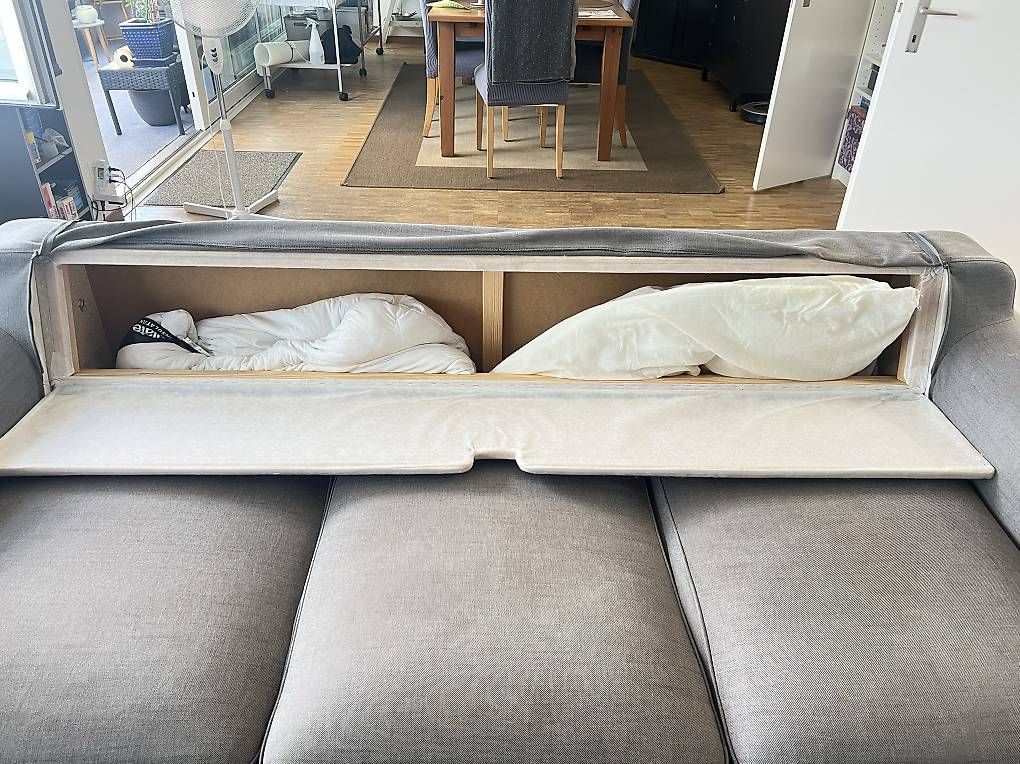 Divani: 3er Sofa mit Bettfunktion und Stauraum + 2 Sessel – Usato da Niedergösgen venduto da tanjalc 1