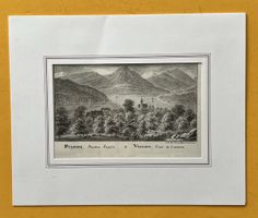 Lithographie Vitznau, Kanton Luzern, Eglin 1853