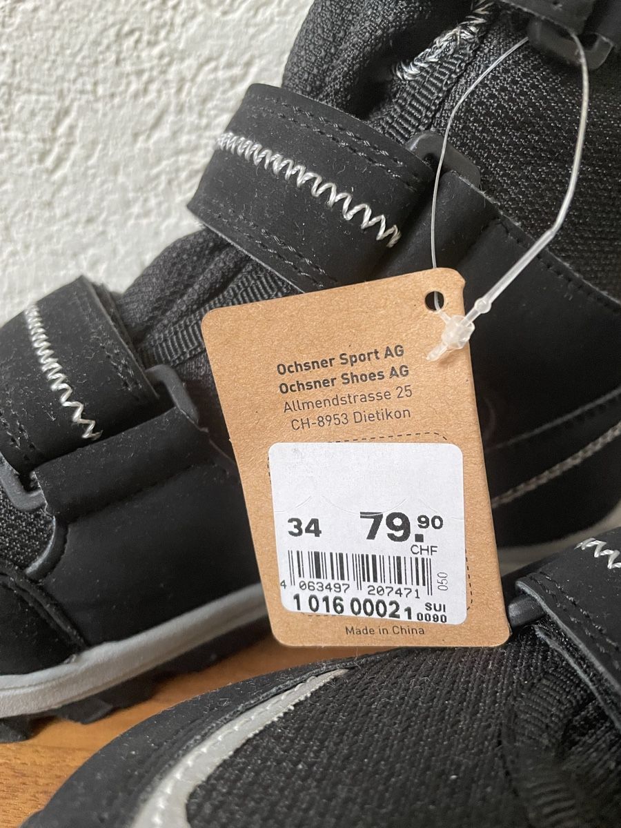 Chaussures garçon: Winterschuh Gr.34 NEU – Neuf avec emballage d'origine à Thun par Tschein 1