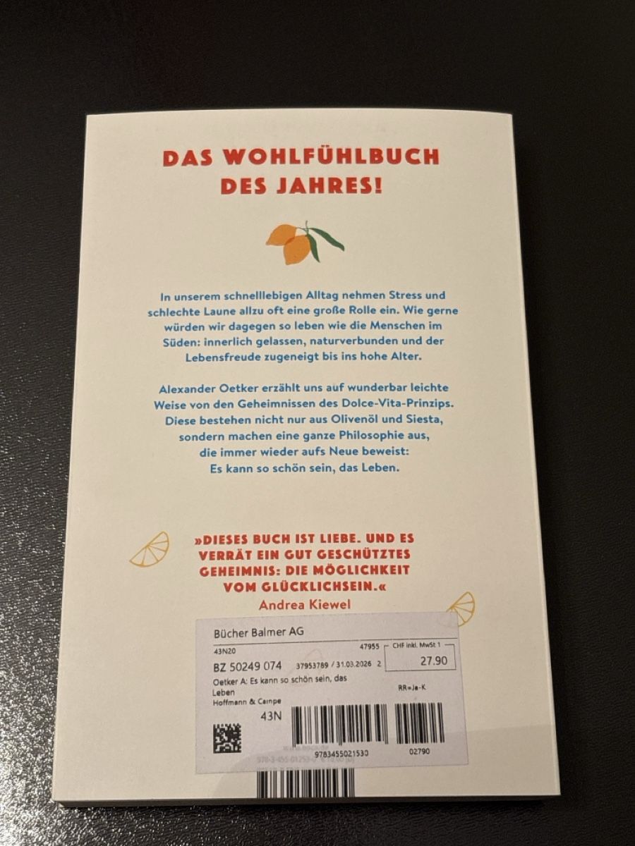 Bücher: Buch Es kann so schön sein, das Leben – Neu (gemäss Beschreibung) aus Knonau von nat_7csw 1