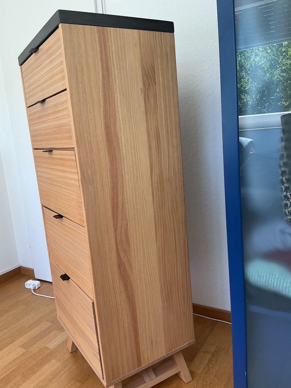 Cassettiere: Schmales Holz-Sideboard mit 5 Schubladen – Usato da Zollikerberg venduto da ilo63 2
