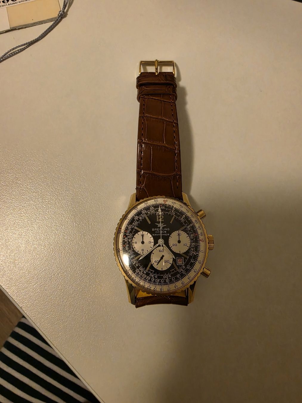 Breitling Orologi: Breitling Navitimer Chronograph 43mm handaufzug  – Usato da Basel venduto da Afghan1234 3