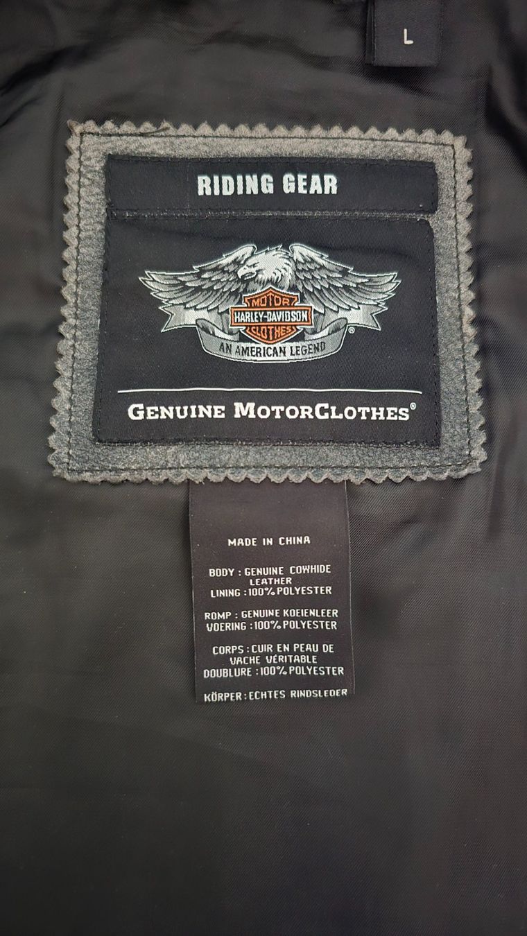Harley-Davidson Giacche: Harley-Davidson Lederjacke Herren Grösse L gebraucht – Usato da Winterthur venduto da Jean-JacquesF 1