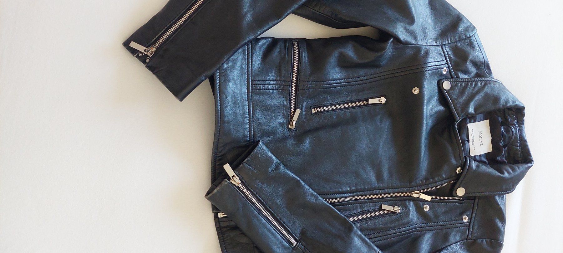 Mango Giacche: Mango Lederjacke XS, Schwarz – Usato da Kreuzlingen venduto da peugeotj9 5