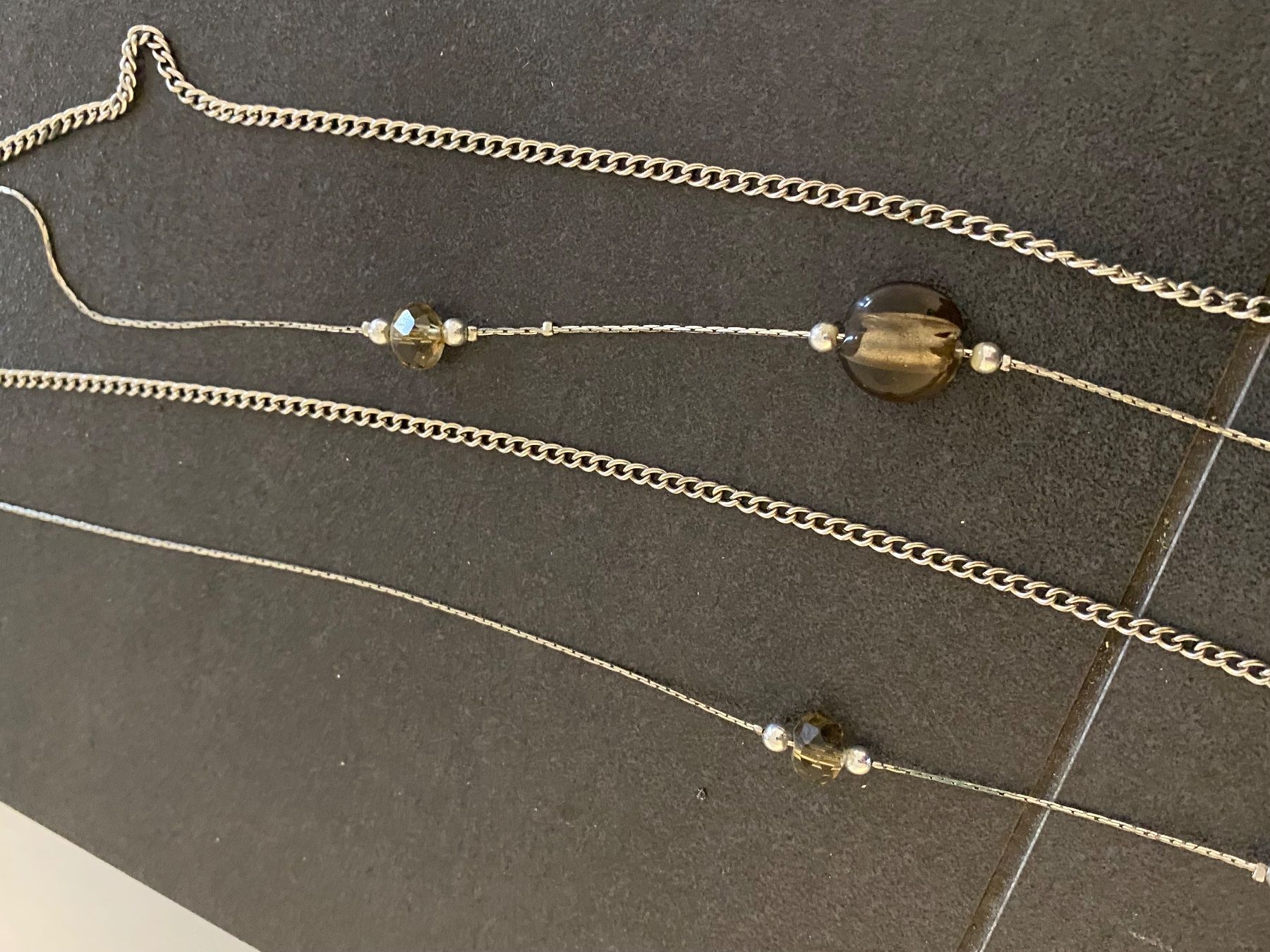 Ketten: Elegante Silberkette Mehrreihig mit Perlen – Gebraucht aus Ebikon von Radeon0 4