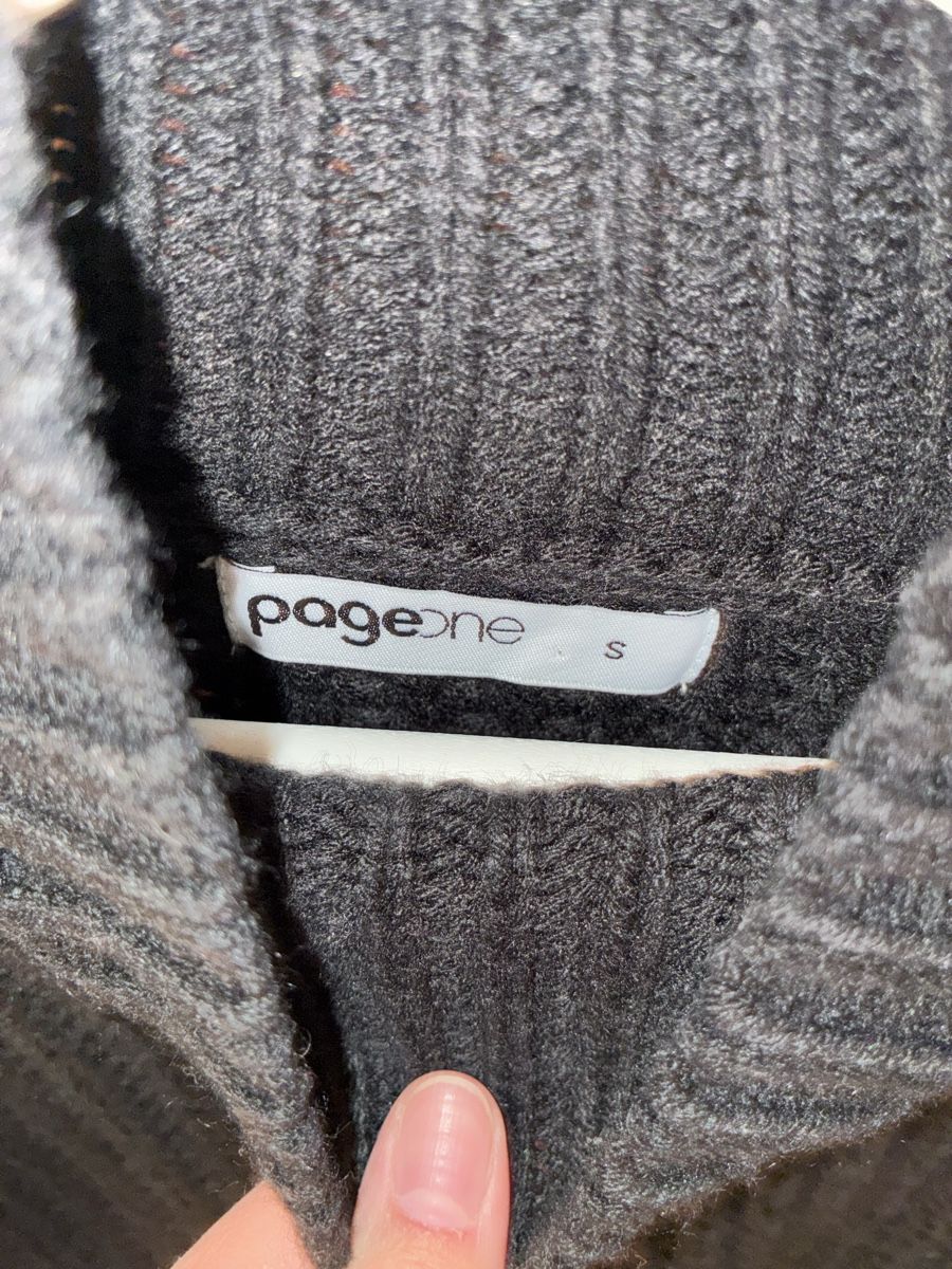 Maglioni & Felpe: Schwarzer Strickpullover Page One, Rollkragen, Grösse S! – Usato da Elfingen venduto da han_hb5z 1