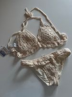 New Crochet Beige Bikini University Club