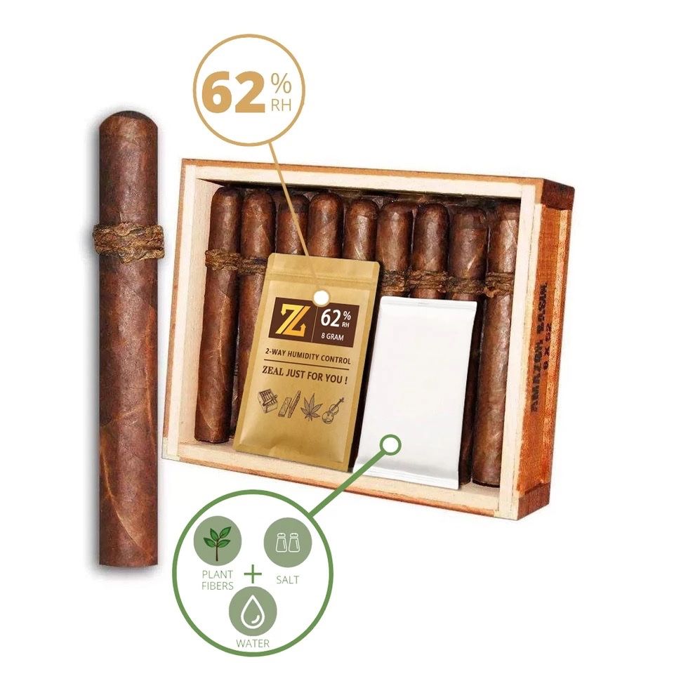 Humidore: Zigarren Humidor Feuchtigkeit Pack 10 Stk. – Neu und originalverpackt aus Flawil von swisstrendshop 3