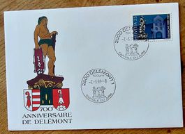 Sst Brief 700 ans DELEMONT 7.3.89