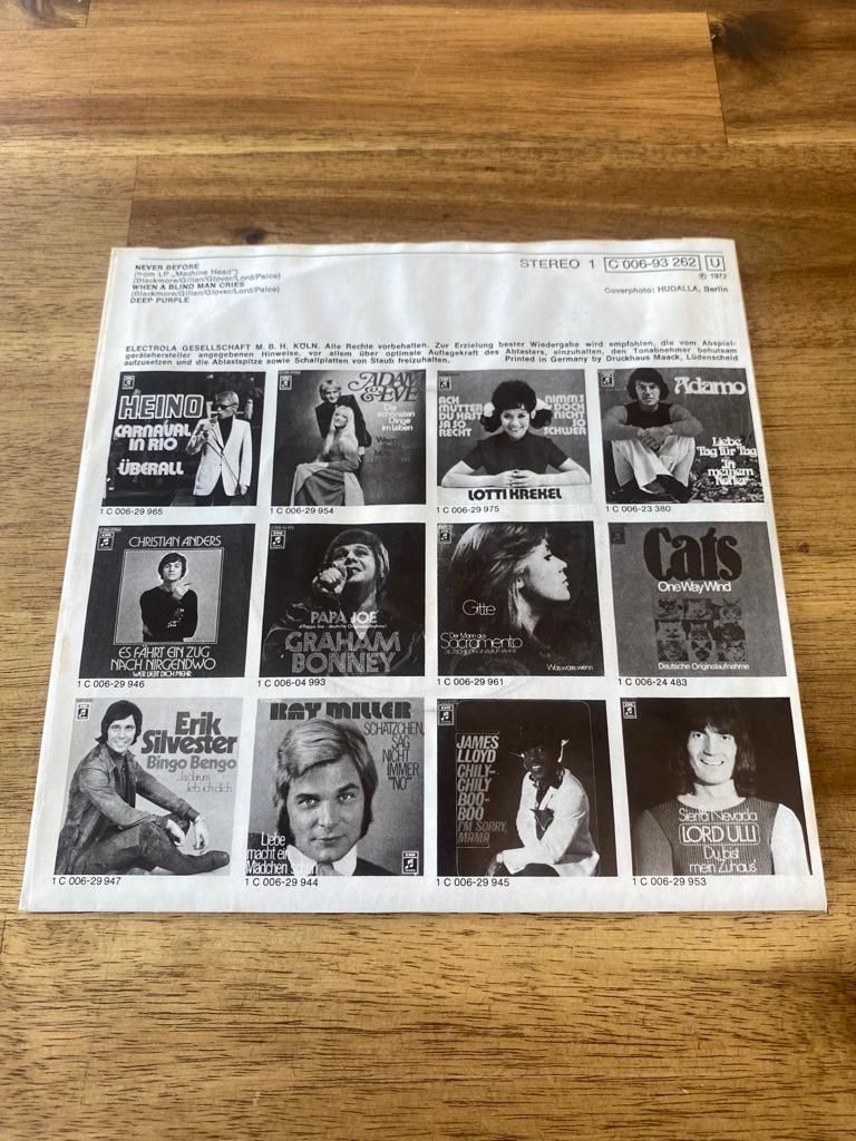 Dischi in vinile: Deep Purple Never Before Single – Usato da Belp venduto da B7L0 1