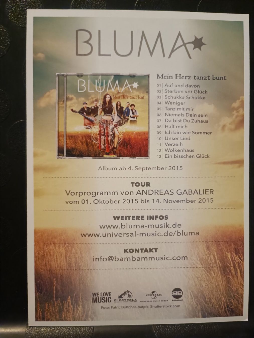 Autografi: Bluma - handsigniert – Usato da Menziken venduto da Artographs 1
