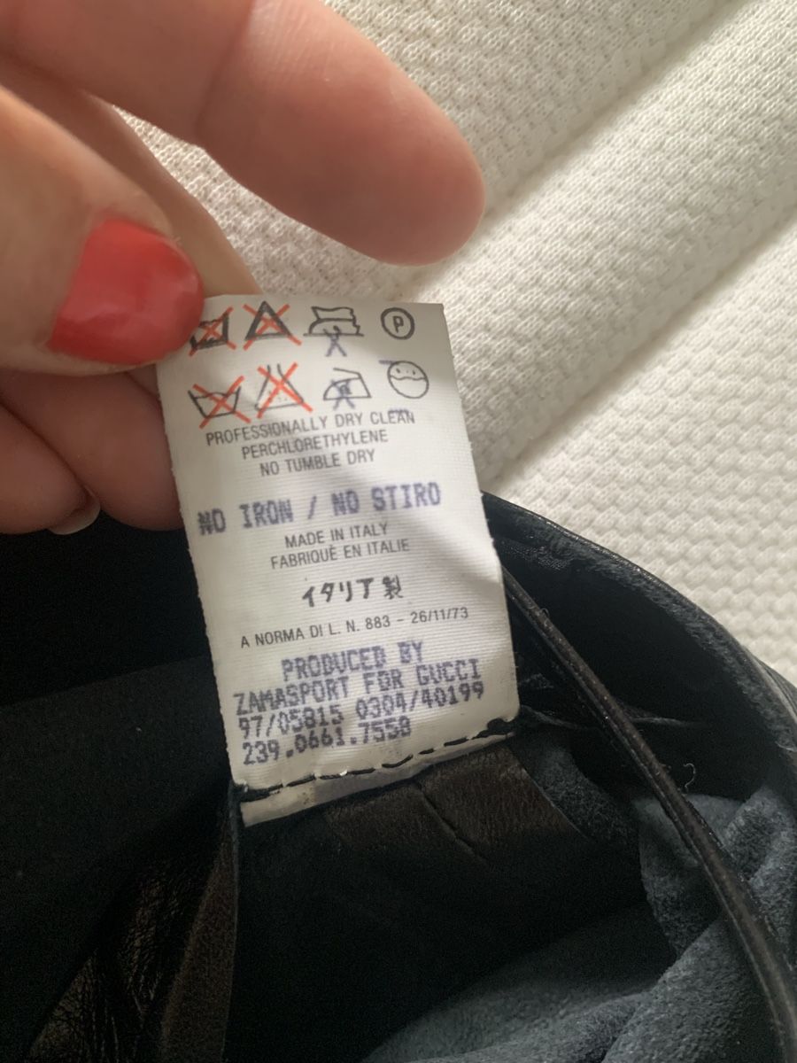 Gonne: Gucci schwarze echtleder jupe – Usato da Zürich venduto da Nikuska32 5