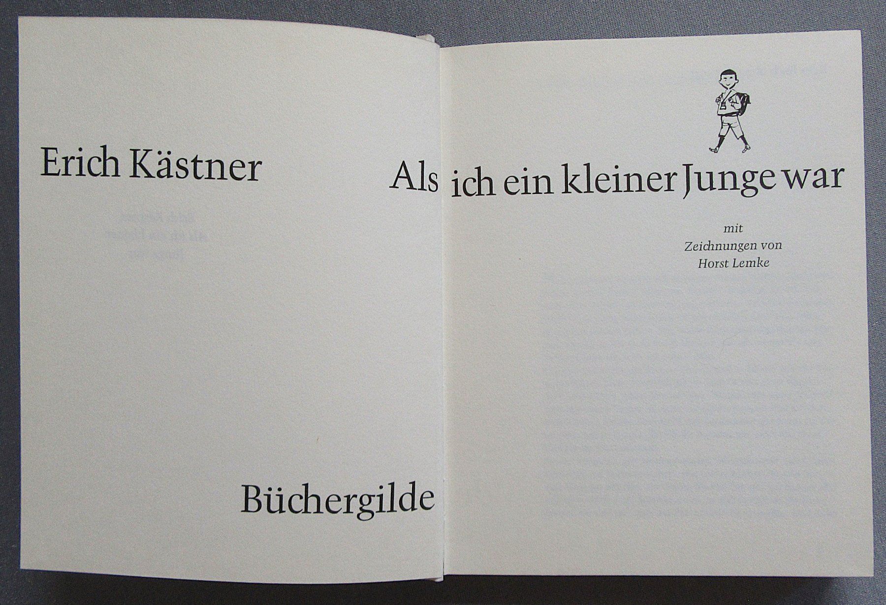 Libri: Als ich ein kleiner Junge war - von Erich Kästner – Usato da Auenstein venduto da Padabimbim 1