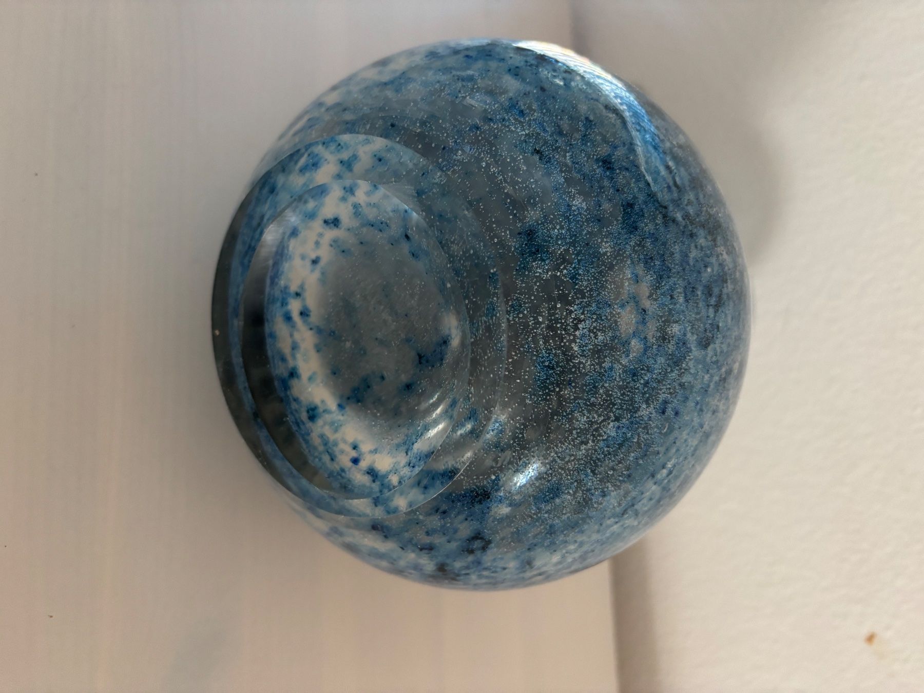 Vasen & Gefässe: Vase aus dickem Glas – Gebraucht aus Kriens von Wundertuete17 1