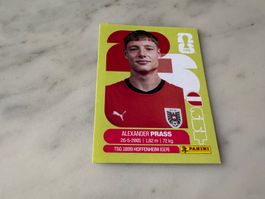 Panini FIFA Fussball WM 2026 Sticker Alexander Prass AUT 9