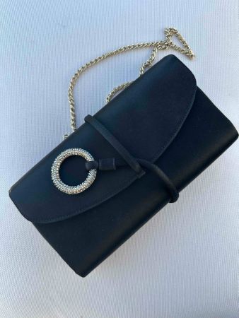 Elegante Abendtasche von RODO mit Verschluss aus Strass