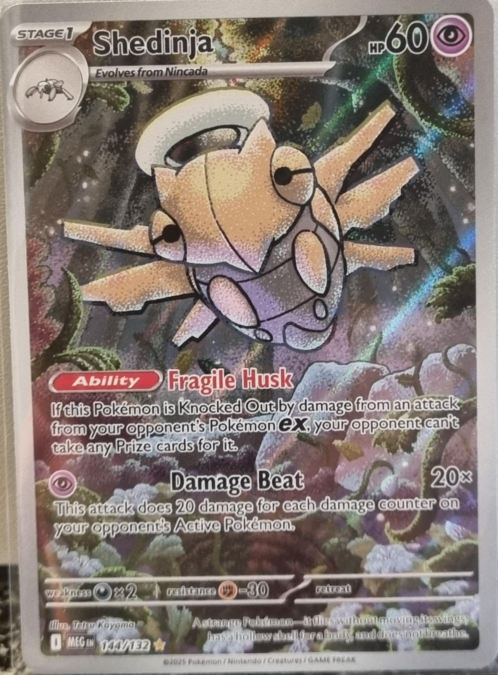 Pokémon Sammelbilder & Trading cards: Pokémon – Shedinja 🇺🇸 - MEG-144 - Mega Evolution – Gebraucht aus Bern von NeoSatoshi