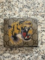 Geldbörse Gucci GG Supreme Tiger Leder Herren gebraucht