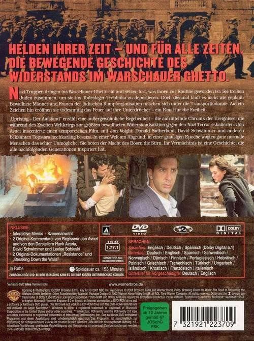 Tous les DVDs: Uprising - Der Aufstand (2-DVD-Set) – Neuf (Voir description) à Volketswil par Fraese1 1