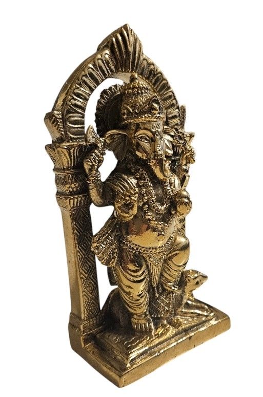 Statuette: Ganesh en laiton – Nuovo e nell'imballaggio originale da Vernier venduto da 19pigments 1