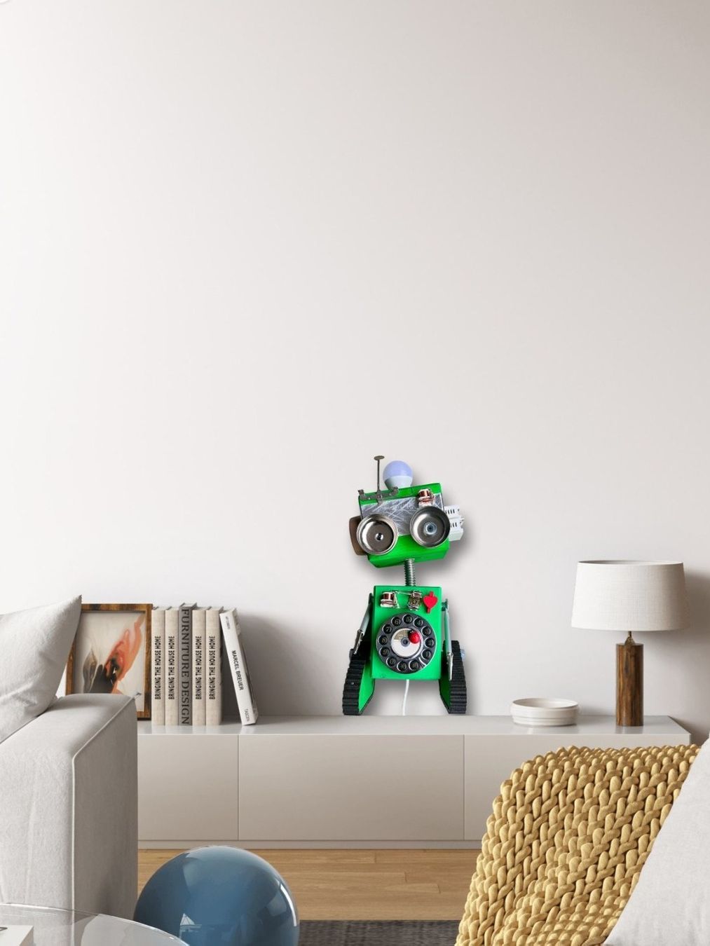 Figuren: Unique 1/1 signed design contemporary Lamp – Neu (gemäss Beschreibung) aus Morges von 4WLS 5