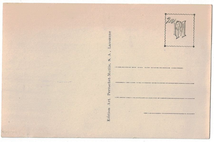 Ansichtskarten: Hilterfingen, Kirche, um 1935-40 – Gebraucht aus Frauenfeld von POML 1