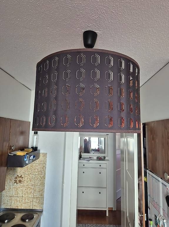 Lampadari & plafoniere: Dark patterned ceiling lamp with copper-coloured interior  – Usato da Zürich venduto da sof_pz8l 3