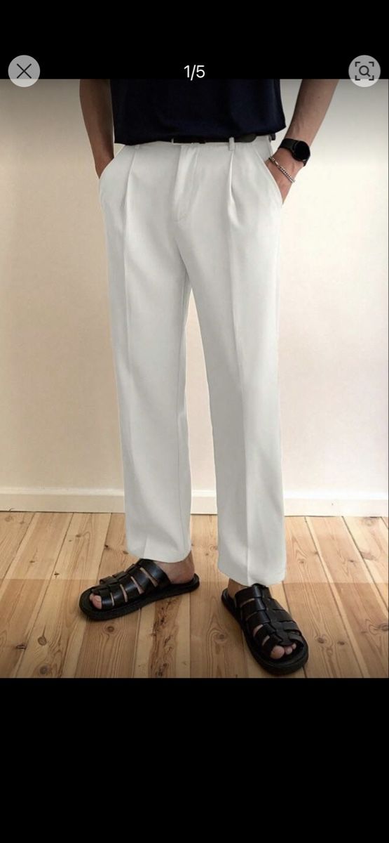 Pantaloni: White classic pants – Nuovo (secondo la descrizione) da Bern venduto da yan_8bjz 2