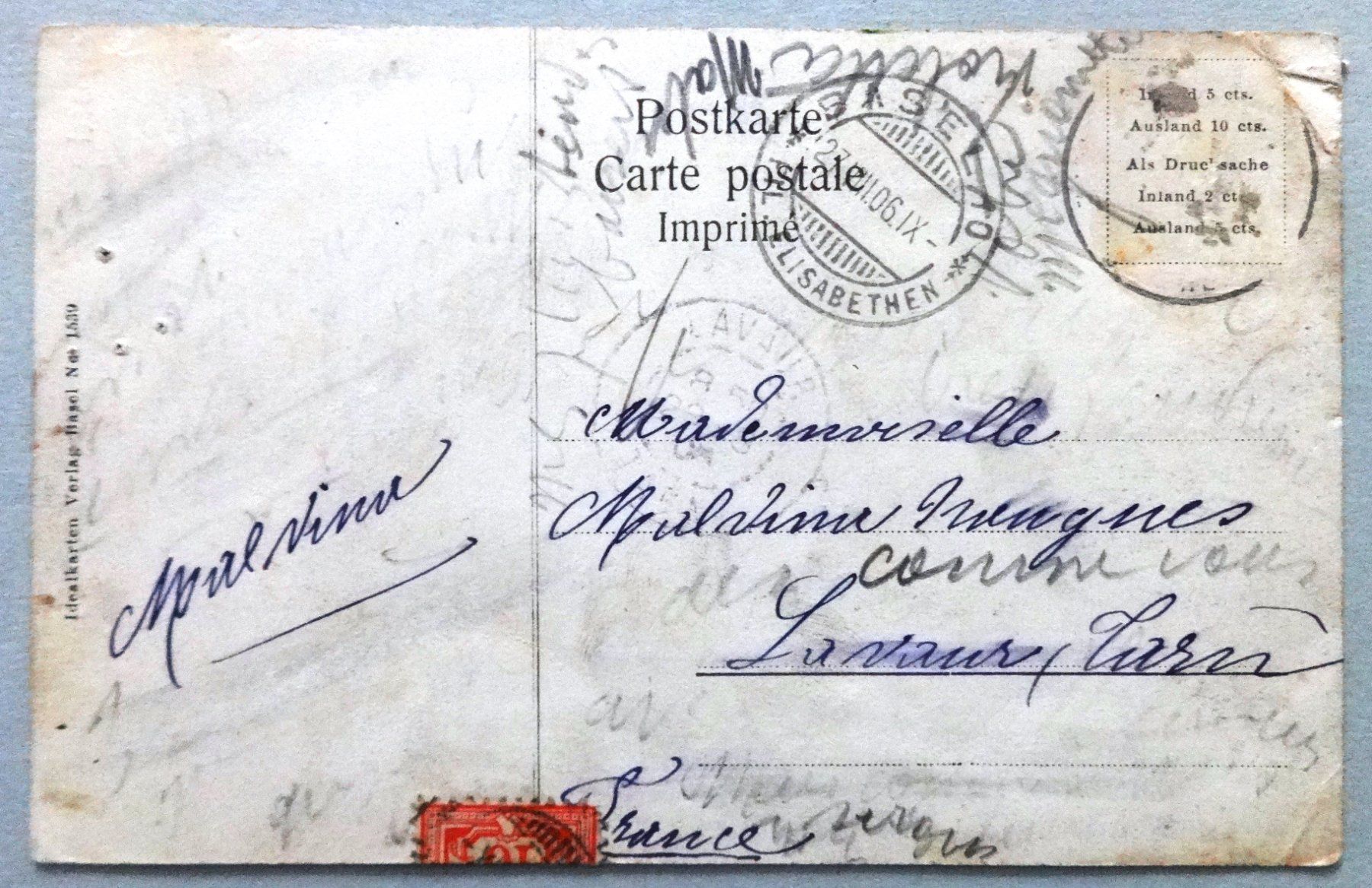 Cartoline postali: Basel - St. Jacobdenkmal – Difettoso da Fétigny venduto da Billy2miny 1