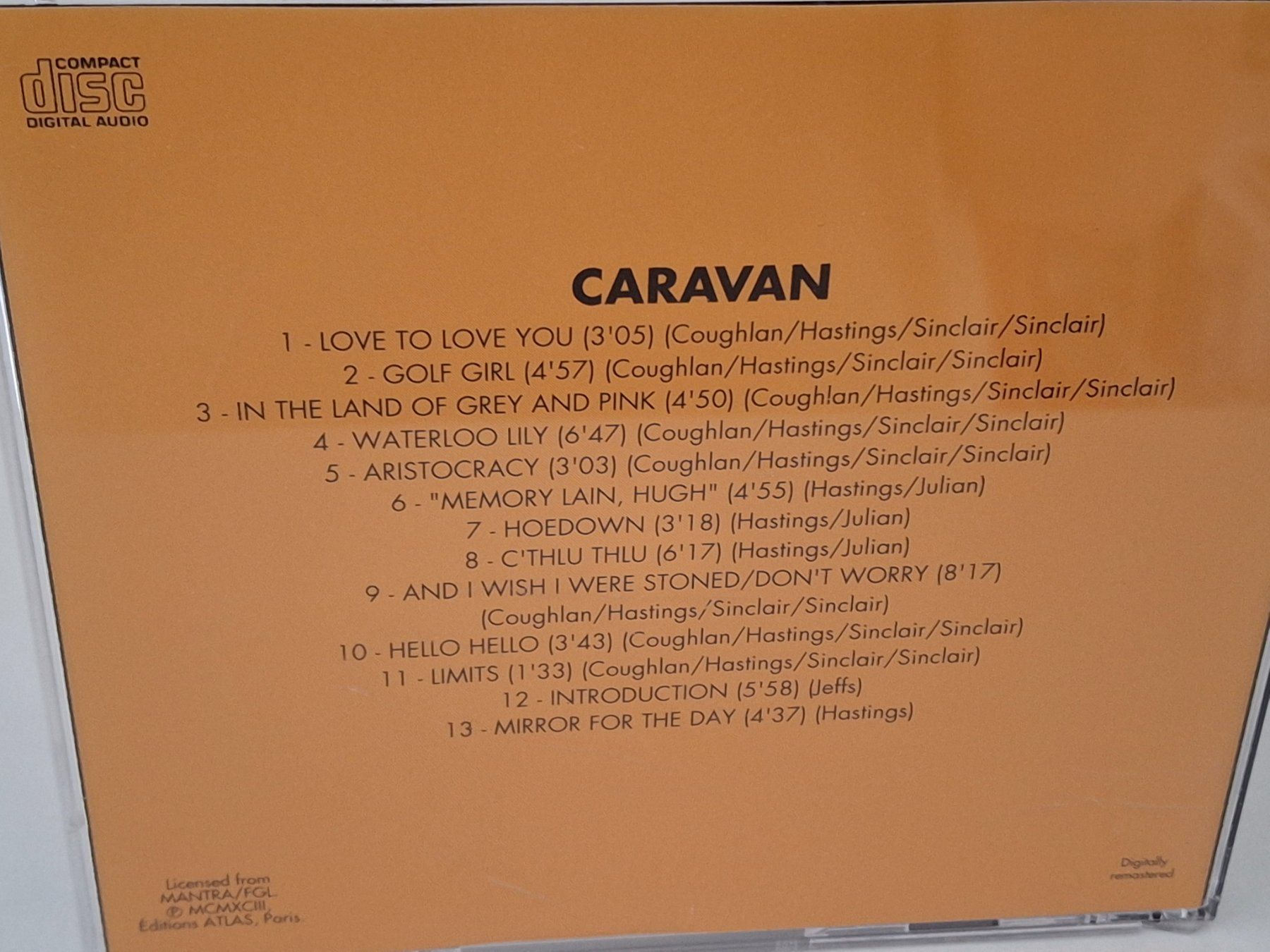 CD: CD CARAVAN - Les Génies du Rock - Prog. Rock – Usato da Aarberg venduto da Jackup1 1