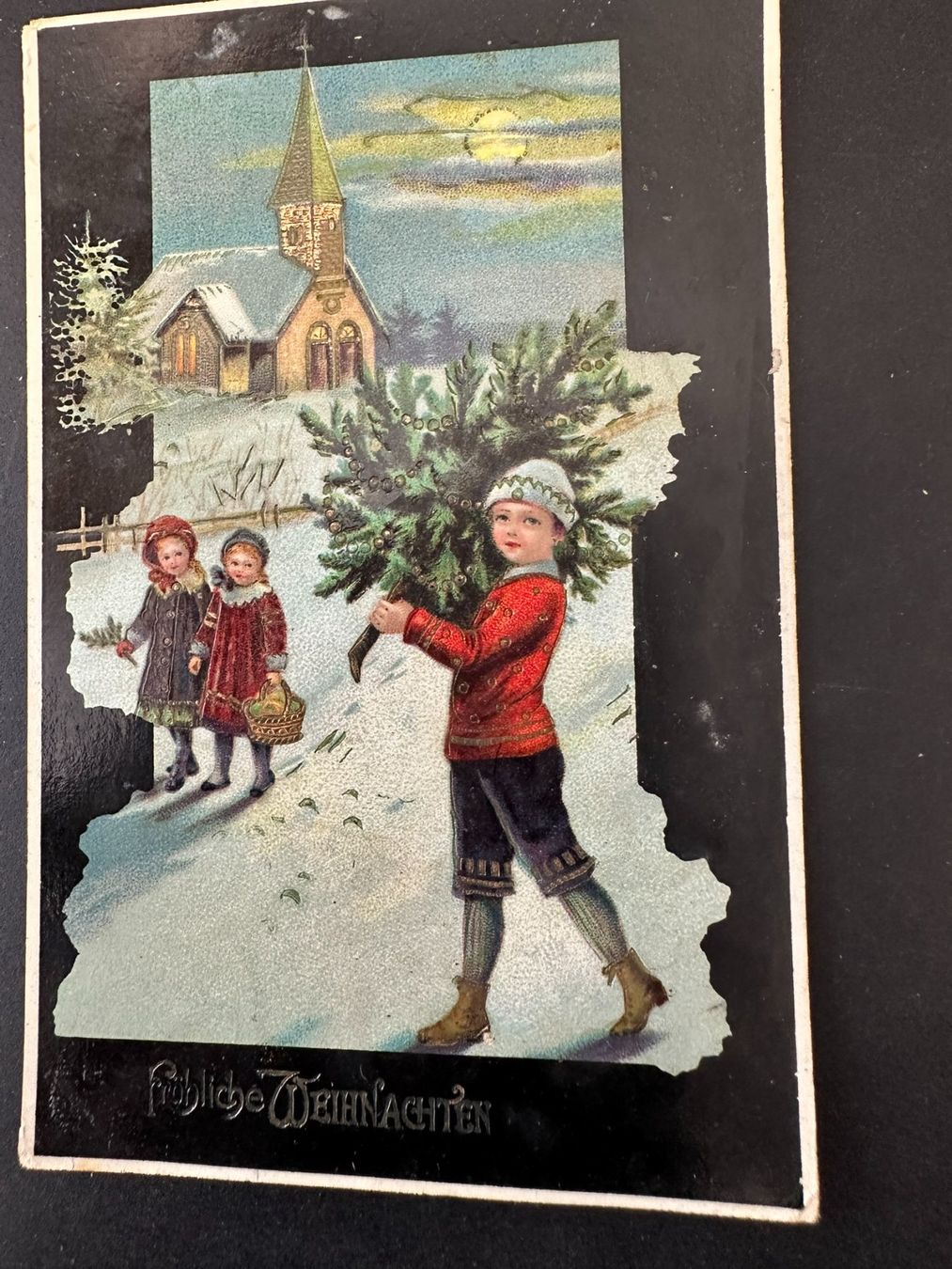 Ansichtskarten: sechs verschiedene Weihnachtskarten 1900-1915 – Gebraucht aus Lyssach von Zsag 2