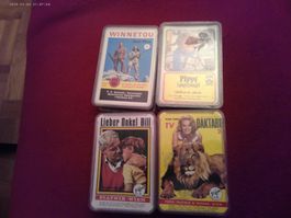 Quartett: Winnetou, Pippi LANGSTRUMPF, Daktari,ONKEL BILL