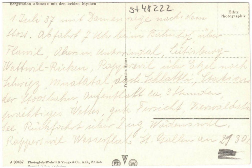 Cartes postales: Stoos - Standseilbahn mit Mythen – D'occasion à Binningen par Mountainrider 1