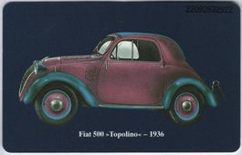 Fiat 500 "Topolino" von 1936 auf deutscher Telefonkarte
