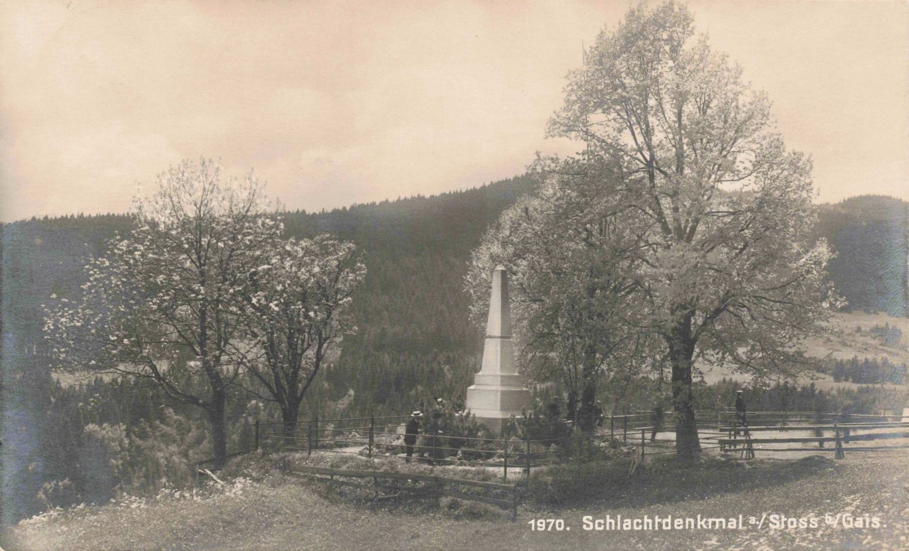 Ansichtskarten: Schlachtdenkmal stross Gais – Gebraucht aus Biasca von Blenio71