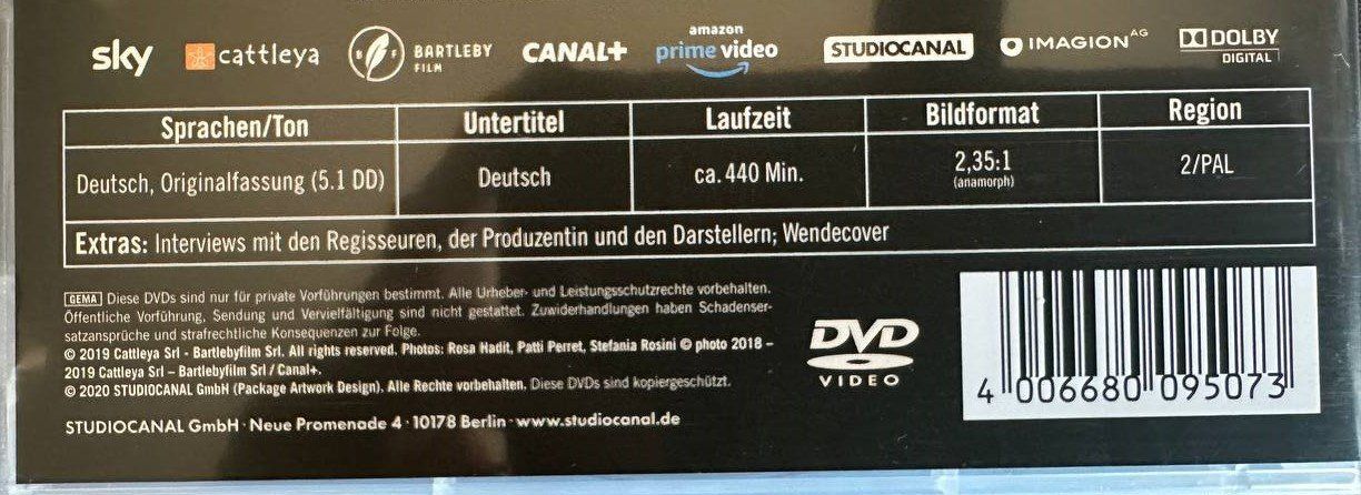 Tutti i DVDs: ZeroZeroZero - Staffel 1 (3 DVDs) – Usato da Beringen venduto da Mantafisch1 2