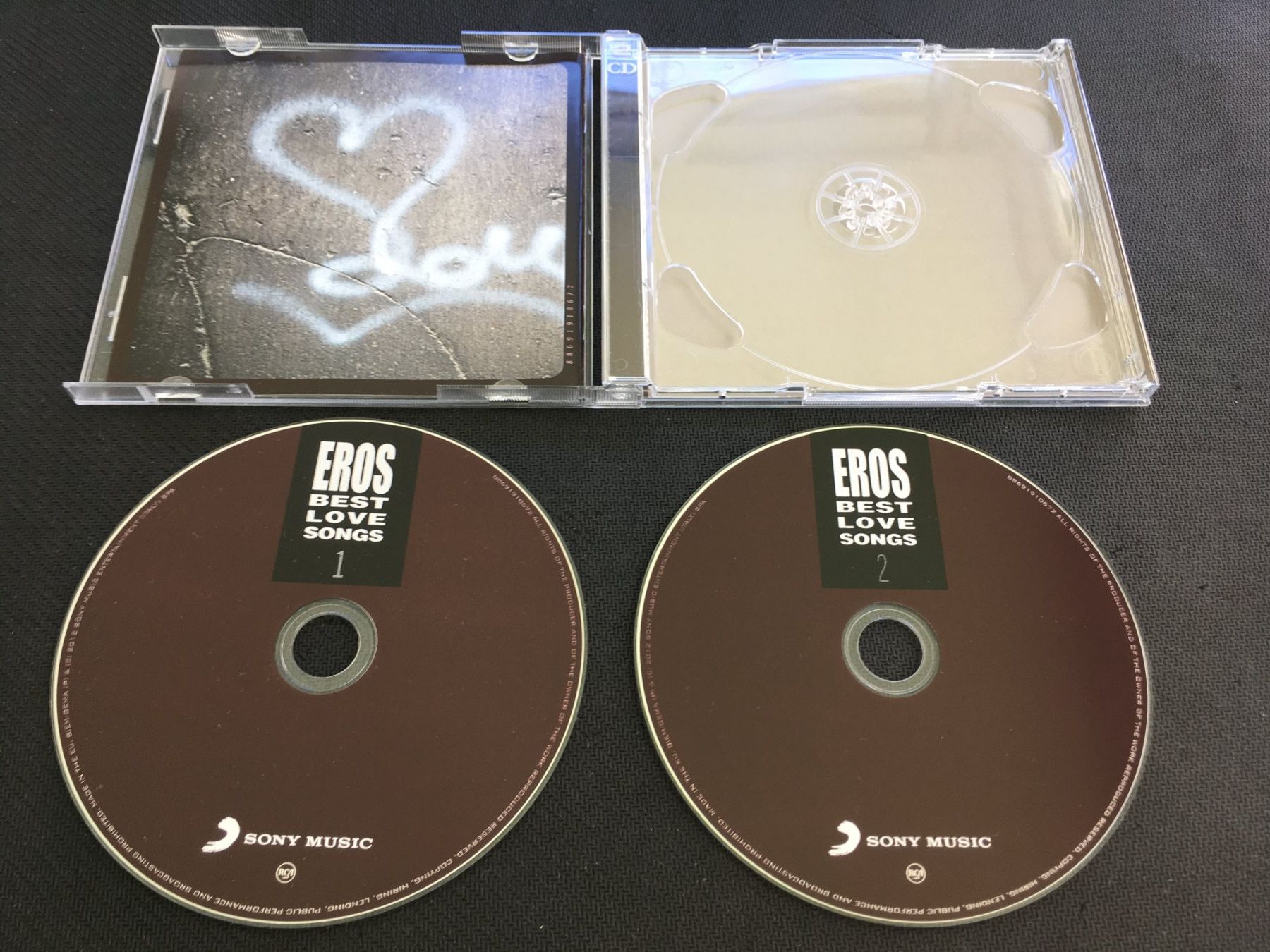 CDs: Eros - Best love songs -CD- 2cd – Gebraucht aus St.Gallen von MedienJoe 1