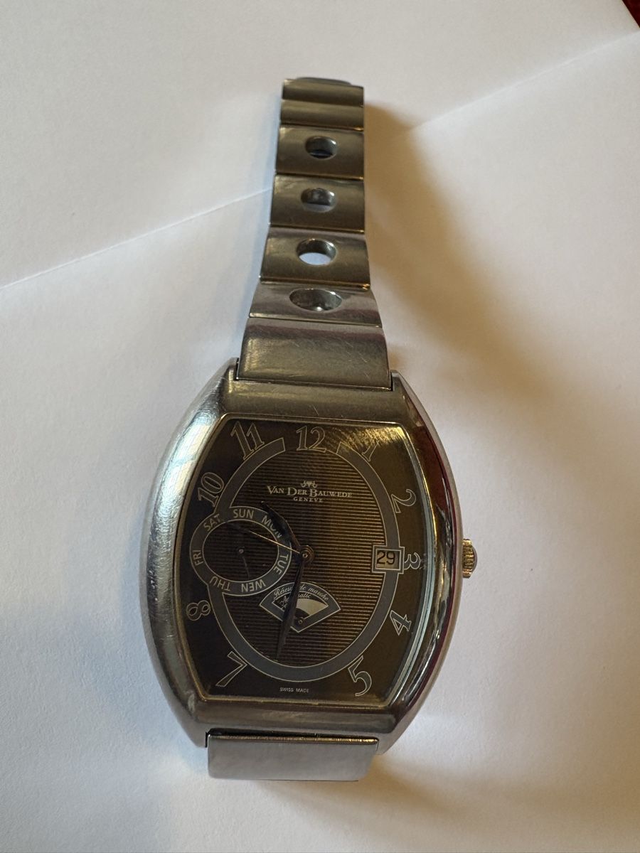 Van Der Bauwede Orologi: Van der Bauwede Uhr Geneve – Usato da Murten venduto da Tzaugg 2