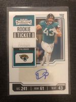 Panini Contenders Derek Parish Rookie Autogramm